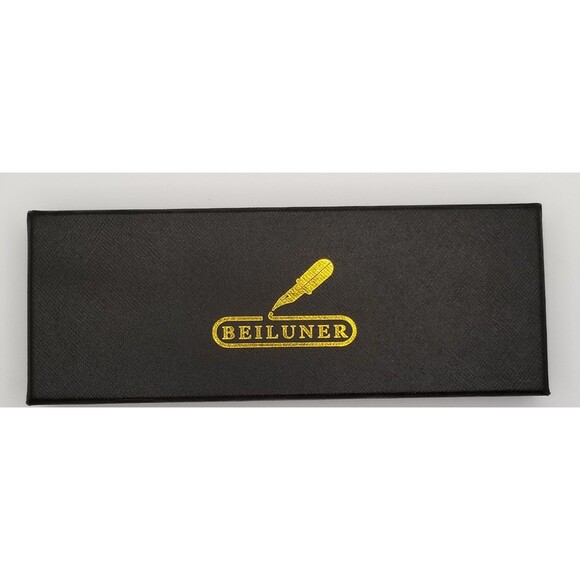 Beiluner pen set, featuring a rosewood pen walnut finish boxed unused - Picture 5 of 8